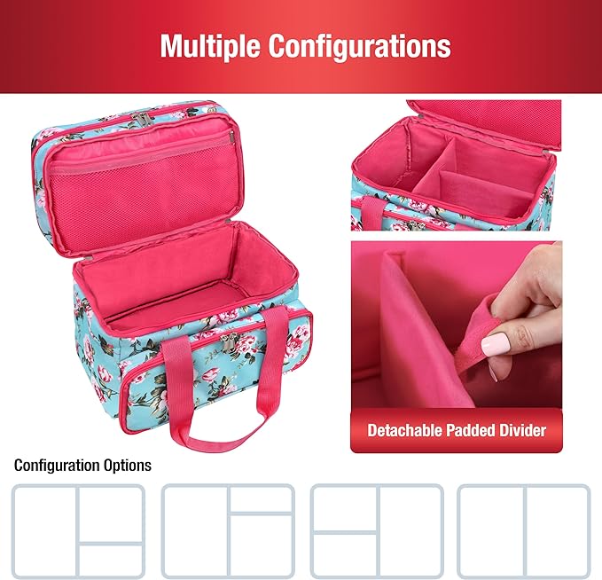 SINGER Sewing Accessories Organizer – Double Layer Portable Sewing Storage Bag - Image 3