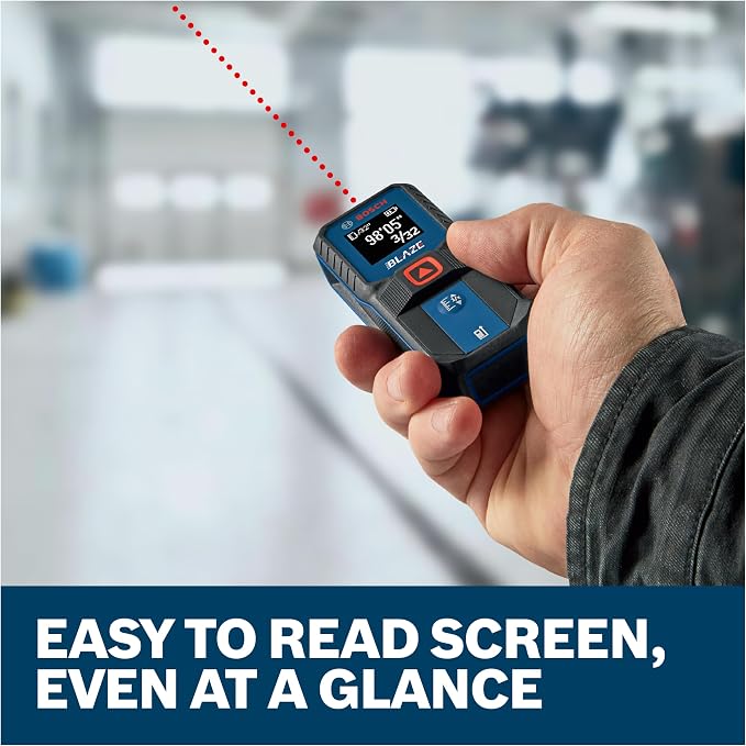BOSCH GLM100-23 100 Ft Blaze Laser Distance Measure, Includes 2 AA Batteries - Image 6