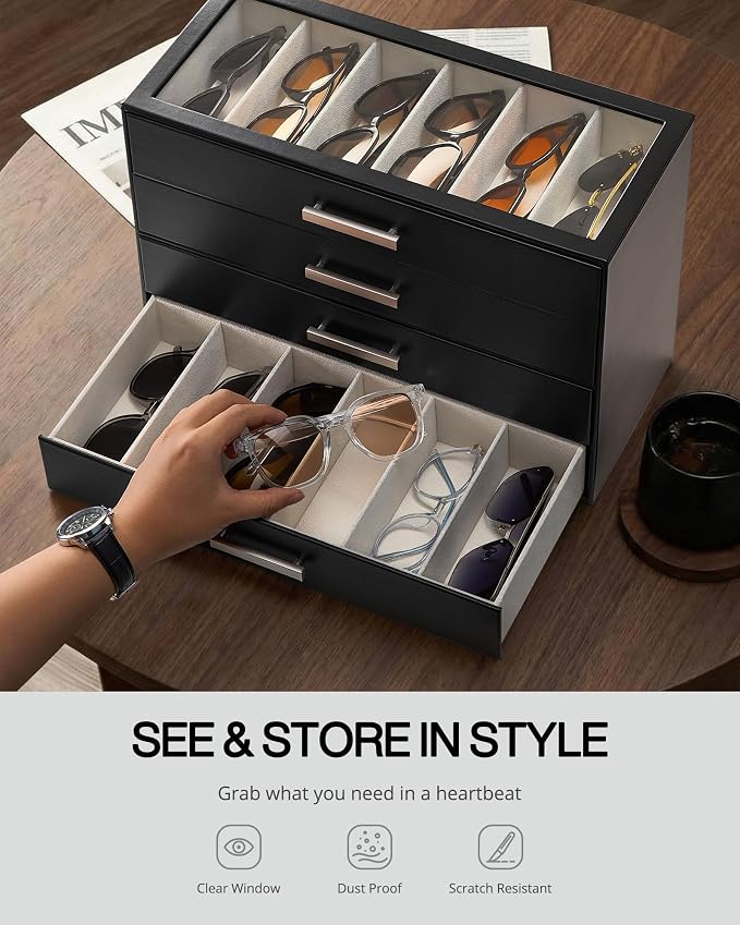 ProCase Sunglasses Organizer Box - Image 4
