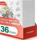 FURWEY 36PCS 8.5"x11" Wash Away Embroidery Stabilizer – Self Adhesive & by FURWEY