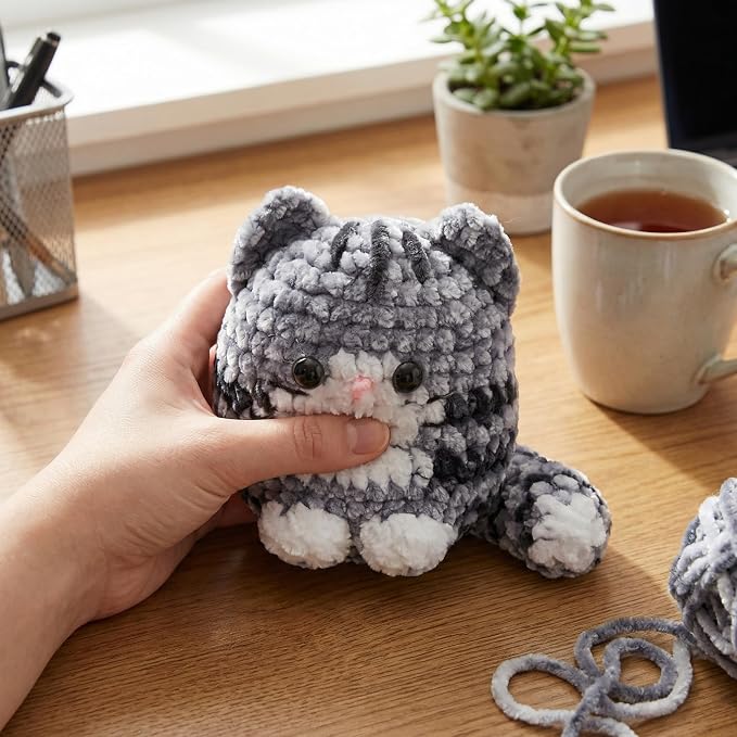 HOUSE CREATIVITY Chenille Crochet Kit - Image 5