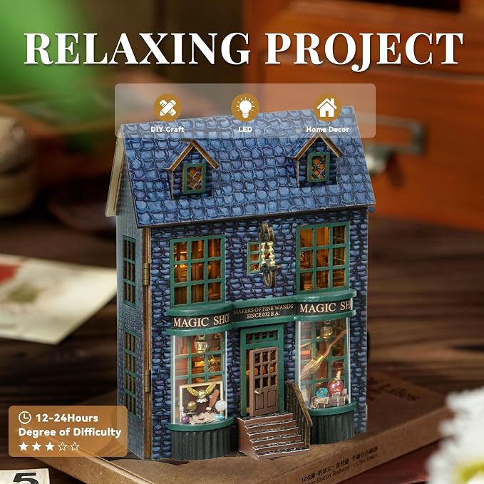 Flever Dollhouse Miniature DIY House Kit Creative Room - Image 4
