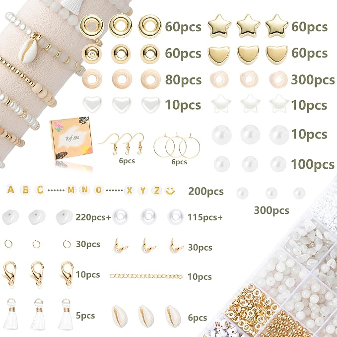 Xylise Jewelry Making Supplies Kit Natural Stone Beads - Image 2