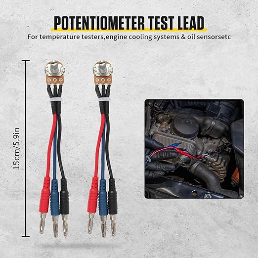 68PCS Automotive Circuit Test Lead Kit, Multimeter Test Leads Set with Electrical Breakout Leads Terminals, Alligator Clips, Needle Probes & Banana Plug Adapters