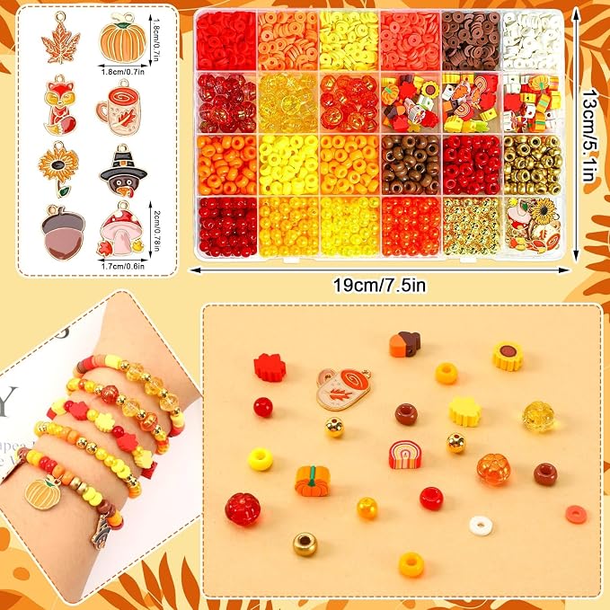 UPINS Fall Bracelet Making Beads Kit - Image 2