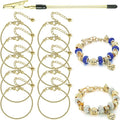 ZYEHXED 10PCS Snake Chain Charm Bracelet by BRACELETMAKINGKIT