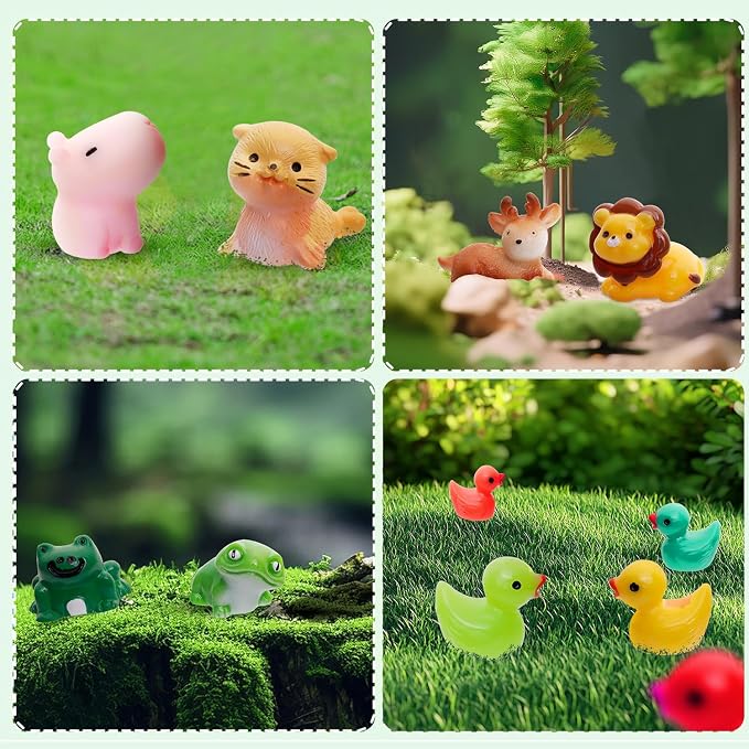 80 Pcs Mini Resin Animals 80 Styles Resin Animals Figurines Bulk - Image 3