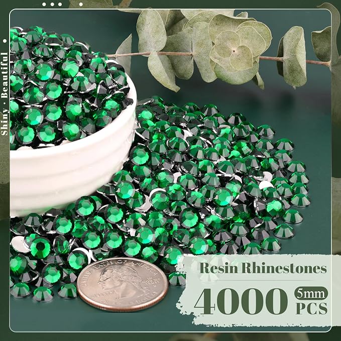 4000PCS 5mm Resin Rhinestones Bulk - Image 2