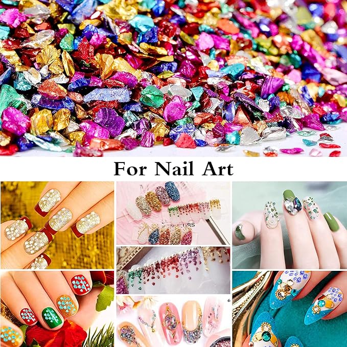 24 Box Crushed Glass Craft Glitter Fine - Image 6