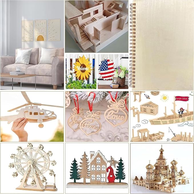5 Pack 12"x18"x1/16 Basswood Sheets - Image 4