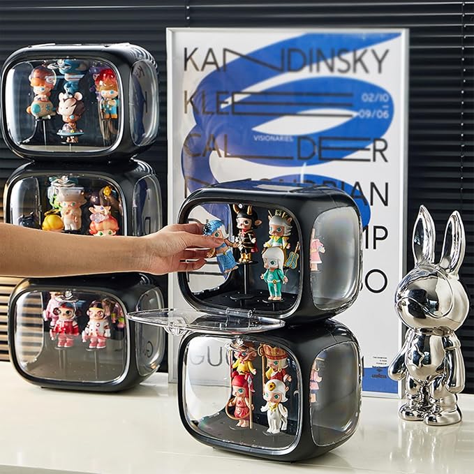 Clear Acrylic Display Case for Figures - Image 4