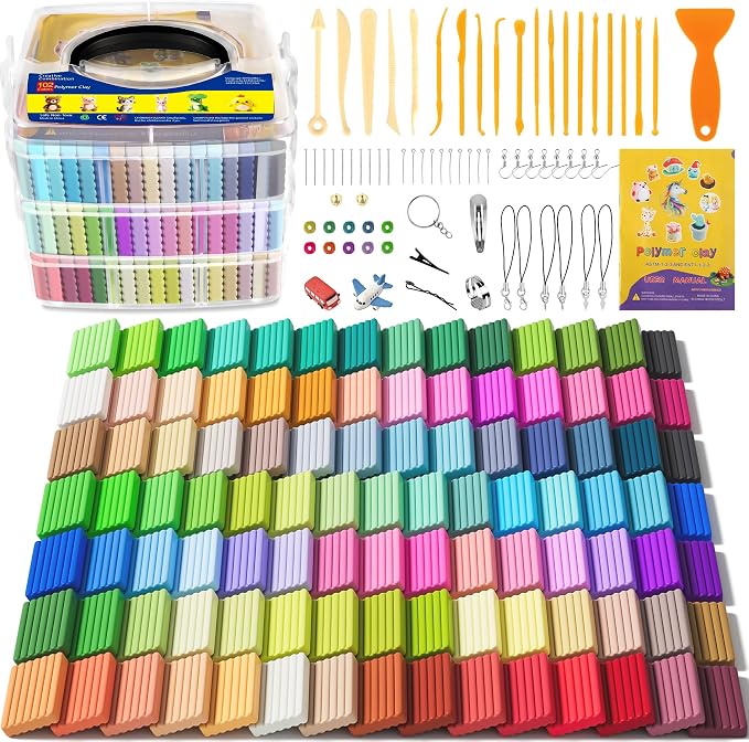Aestd-ST Polymer Clay 102 Colors, Oven Bake Modeling Clay by Aestd-STqualityclay