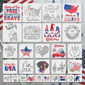 Patriotic Stencils for Painting, Party Decorations and DIY Crafts by Felixcraft-DIYDreamscape