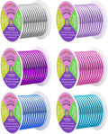 Mandala Crafts 8 GA Turquoise Pink Assorted Anodized Aluminum Craft Wire | 120 by MandalaCrafts