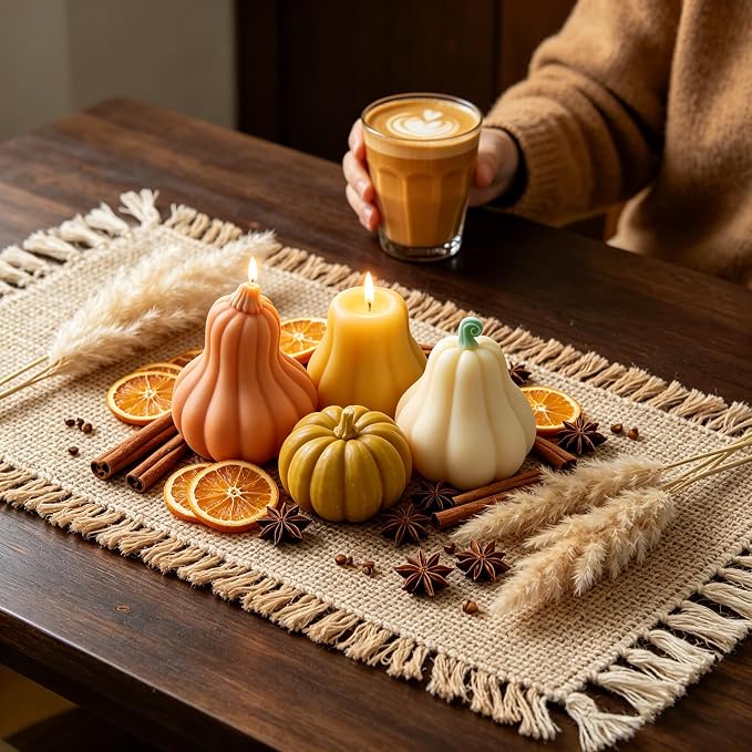 3PCS 3D Pumpkin Silicone Mold, Halloween Thanksgiving Multi Craft Casting | 3D - Image 4