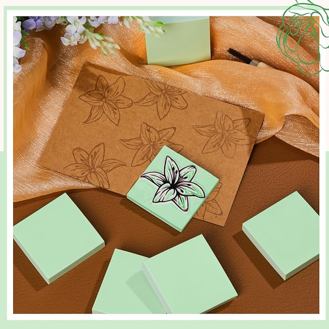 Frienda 24 Pcs 2" x 2" Rubber Carving Blocks Linoleum Blocks - Image 5