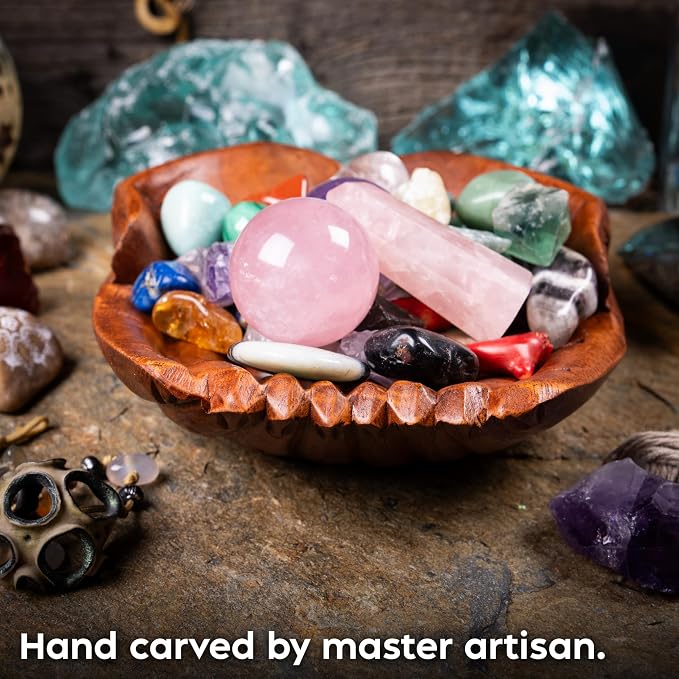 Carved Hands Offering Bowl - Image 4