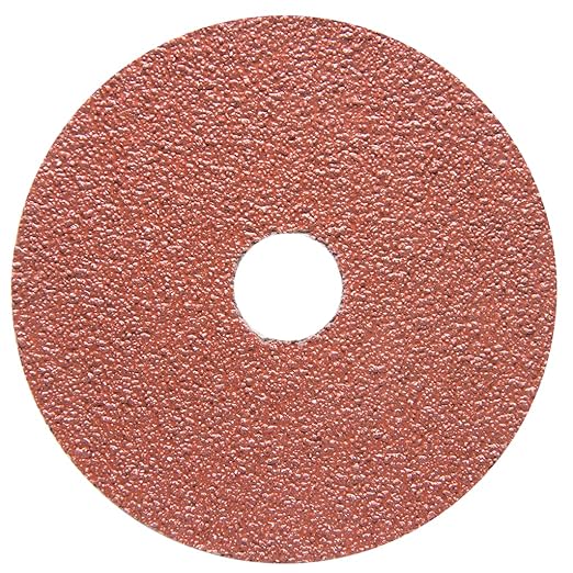 Benchmark Abrasives 4 1/2 Inch Sanding Discs Aluminum Oxide Resin Fiber Grinding Disc for Grinding, Stripping on Wood, Fiberglass, Metal, 7/8" Arbor Angle Grinder Sanding Disc, 25 Pack - 60 Grit
