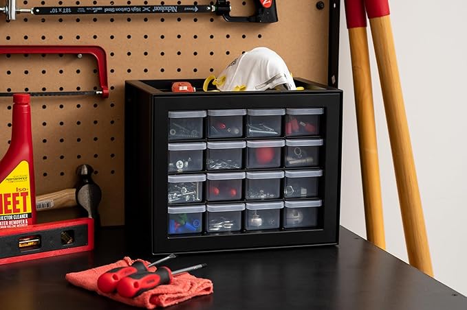 IRIS USA 16-Drawer Small Drawer Organizer, Made in USA, Stackable Teacher - Image 2