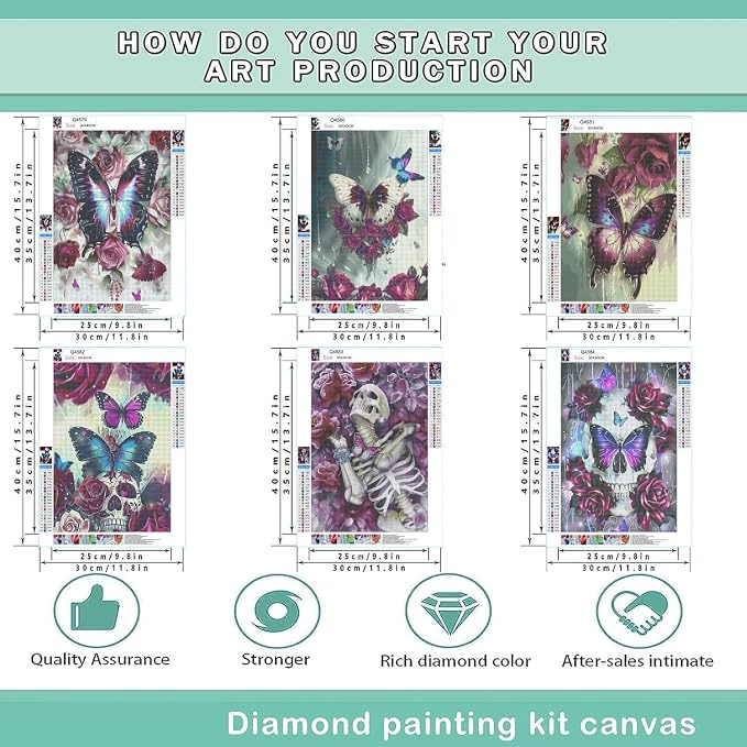 Leatrice Skull Diamond Painting Kits - Image 2
