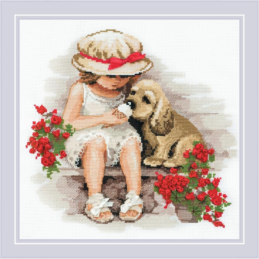 RIOLIS - Sweet Tooth 1333, Animals Cross Stitch Kits 11, Cross Stitch Kit - Image 7