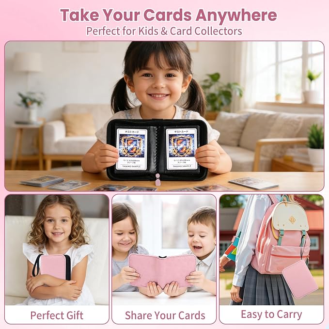 Mini Trading Card Binder Album, 1 Pocket Card Binder - Image 7