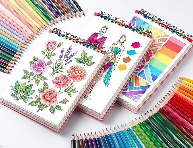 Soucolor Cute Sketch Book 9" x 12" Drawing Paper, 68lb Acid-free paper - Image 7