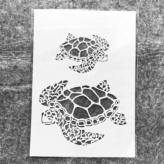 TIAMECH A4 Reusable Sea Turtle Stencil - Image 4