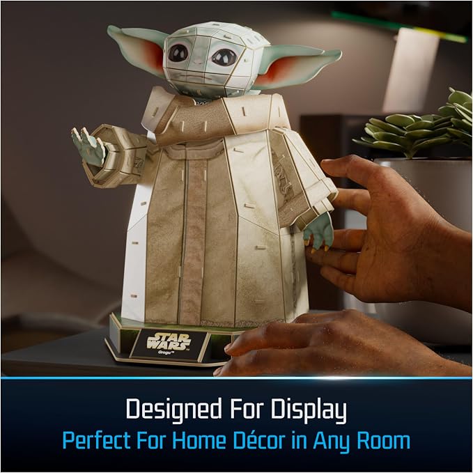 4D Build, Star Wars Grogu 3D Model Kit, Star Wars Collectibles & Desk Decor - Image 5