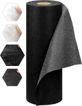 FIVEIZERO Medium Weight Black Iron-On Non-Woven Fusible Interfacing: 12in x by FIVEIZERO