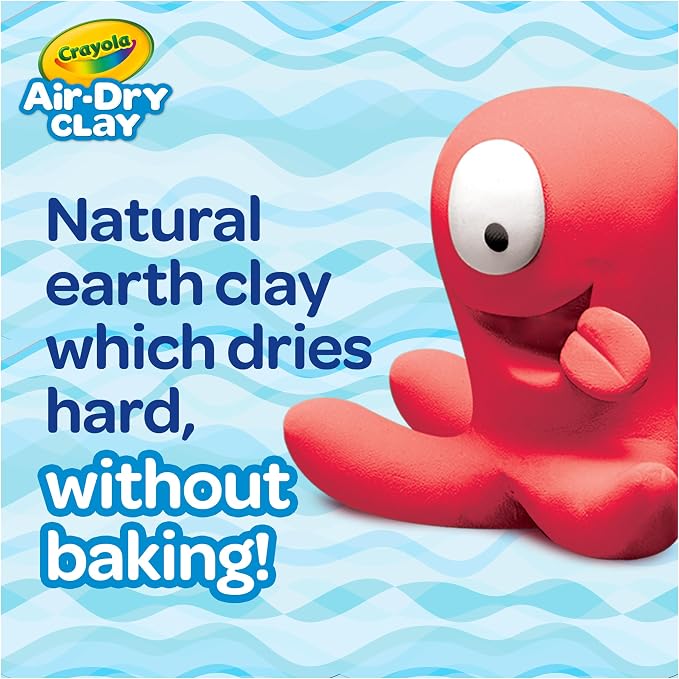 Crayola Air Dry Clay, Teacher Supplies, Natural White Modeling Clay - Image 4