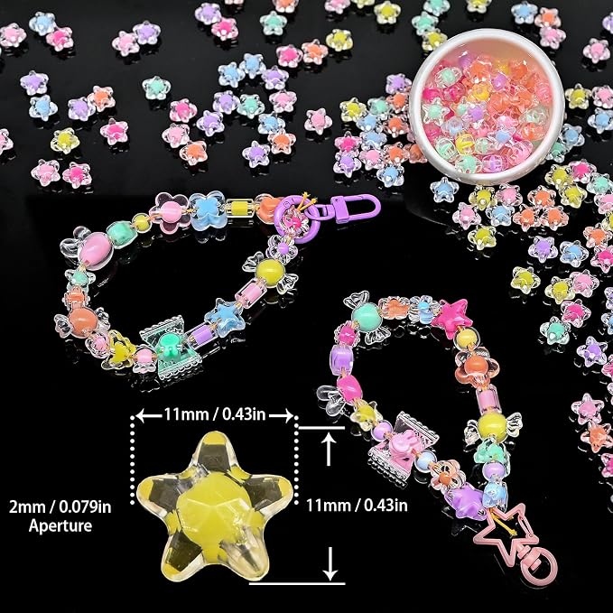 200+ pcs Candy Bulk Assorted Cute Kandi Beads - Image 2