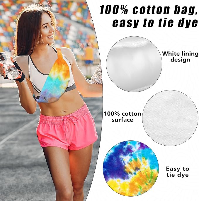 Silkfly White Cotton Fanny Pack - Image 2