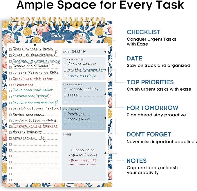 Taja To Do List Notepad - Image 2