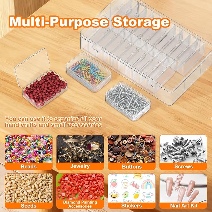 Bead Organizer Box, Craft Storage Box - Image 7