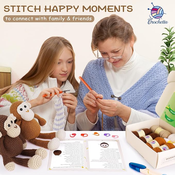 Crochetta Crochet Kit for Beginners, Crochet Kits - Image 6