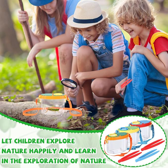 Halloscume 3 Pcs Bug Catchers for Kids Collection Viewer for Kids Critter - Image 5
