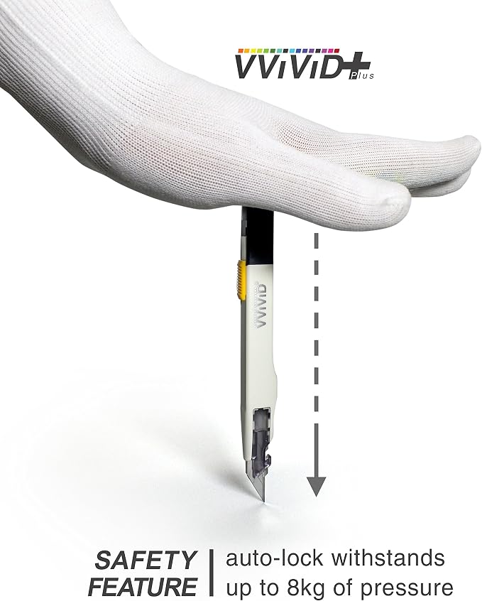 VViViD Premium Retractable Precision Balanced Multi-Use Utility Cutting Knife - Image 6