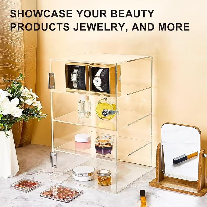 4 Tier Clear Acrylic Display Case - Image 5