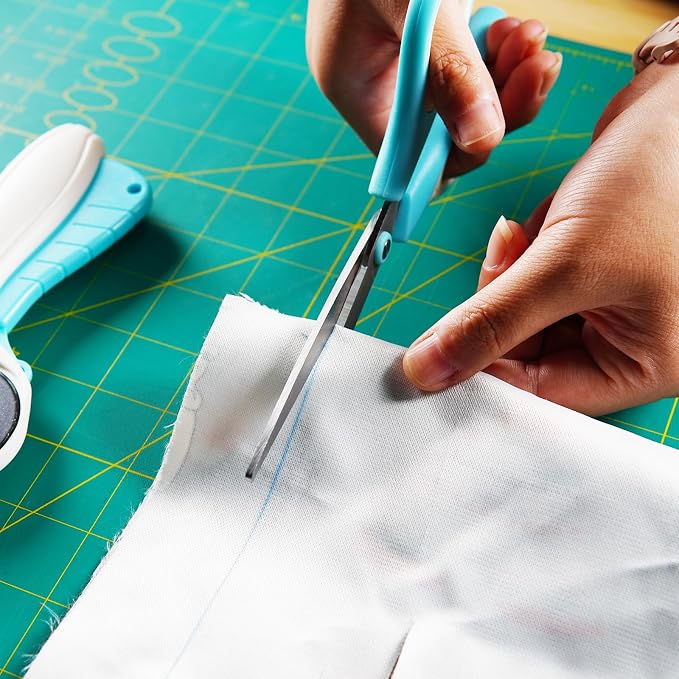 MANUFORE Professional Sewing Scissors Set: Big and Small Scissors, Rotary Cutter - Image 4