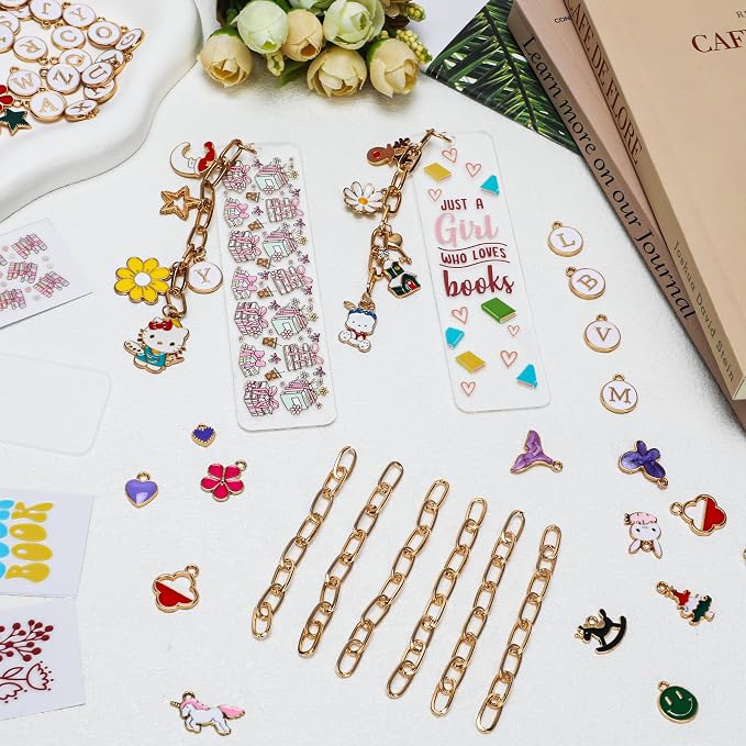 388 Pcs Bow Acrylic Bookmark Blanks Thicken 20 DIY Bookmark Making 22 Bow UV - Image 5