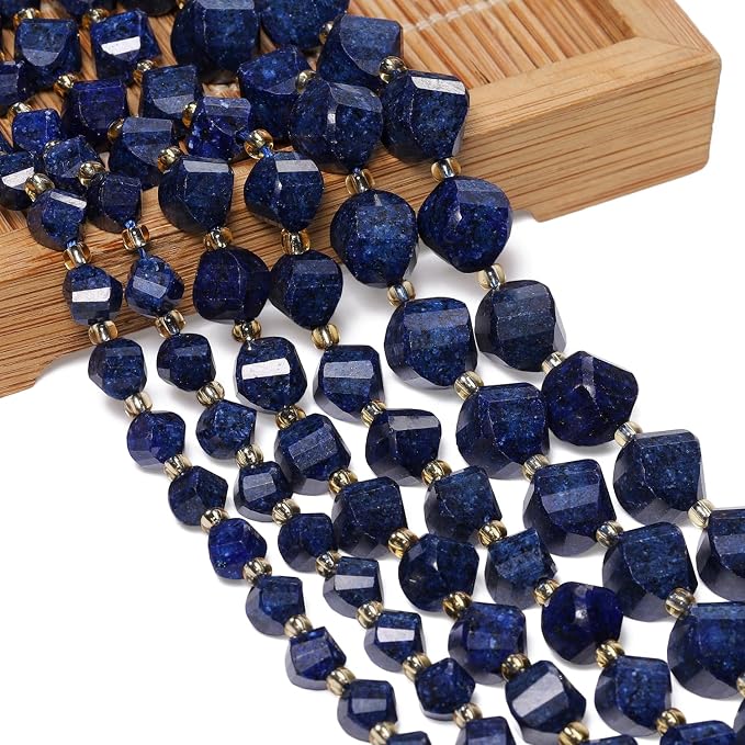 42pcs Natural Lapis Lazuli Stone Beads - Image 3