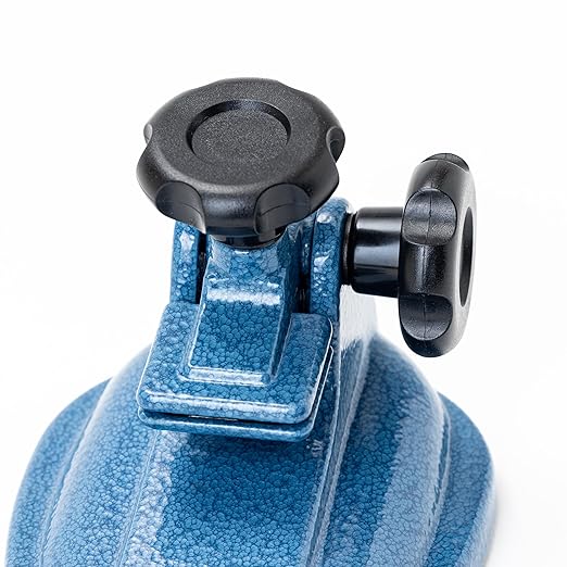 PEC Tools Micrometer Stand, Holder for Micrometer Up to 4" with Non-Slip Clamping Pads, Professional Precision Grade Made with Cast Iron