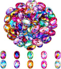 200 Pcs 10x14mm AB Rhinestones for Bedazzling, Rainbow Effect Craft Gems for by Unknown