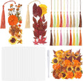 20 Sets Dried Flower Bookmark Making Kit Transparent Bookmark DIY Projects by Afniimyapt