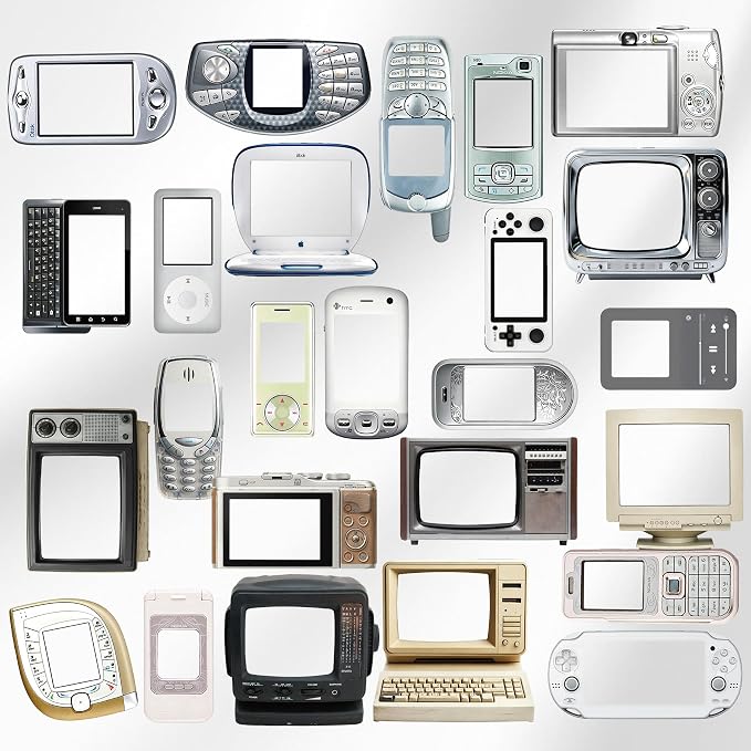100 Pcs Y2K Retro Tech Stickers - Image 2