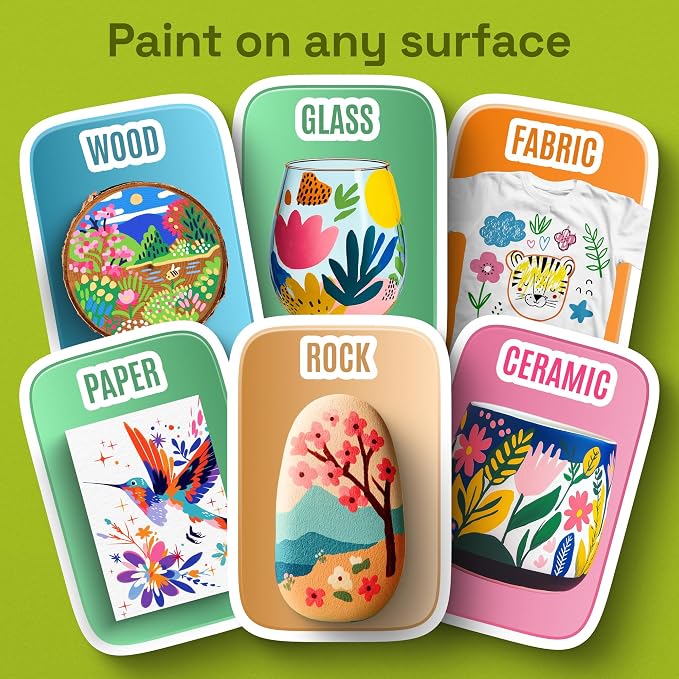 ARTISTRO 24 Precision Dual-Tip Acrylic Paint Markers – Paint Pens Set - Image 4