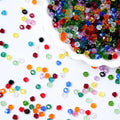 1000PCS Bicone Crystal Beads 4mm Glass Faceted Spacer Beads Bulk by Kalumy