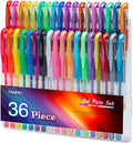 TANMIT 36 Colors Gel Pens Set for Adult Coloring Books by Createsomethingwonderfultoday