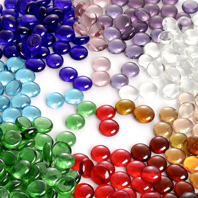 FUTUREPLUSX 5 Lb Flat Glass Beads by FuturePlusX